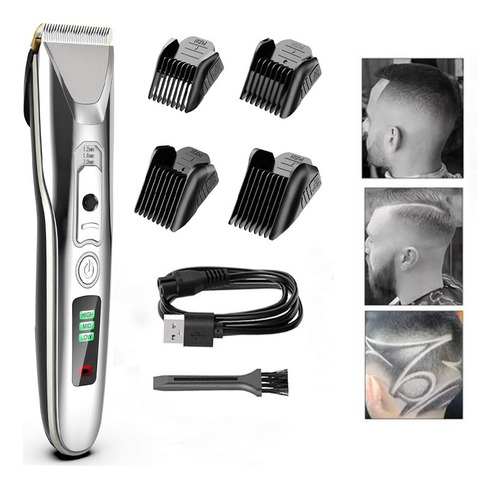 Beard Shaver Hair Trimmer Cepillo De Aseo Recarregáveis A