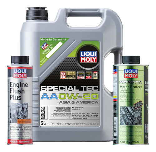 Liqui Moly 3 Pzas 0w20 Special Tec Aa Motor Protect Molygen