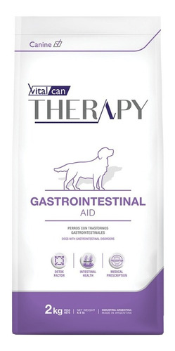 Alimento Vitalcan Therapy Gastrointestinal Aid Para Perro Todos Los Tamaños Sabor Mix En Bolsa De 2 kg