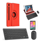 Kit Capa Verm Teclado/mouse/pel Galaxy Tab S7 T870/t875 11 