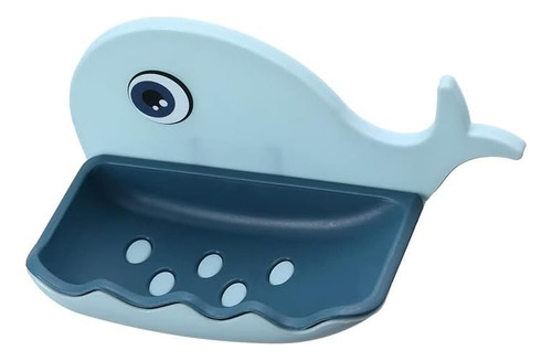 Jabonera Ballena Diseño Infantil Niños Jabon Baño Adhesivo