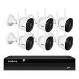 Kit 6 Câmeras Im5 Full Hd 1080p Wifi, Nvr 8 Canais Intelbras