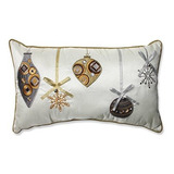 Pillow Perfect Holiday Ornaments - Cojín Rectangular (1,5 X 