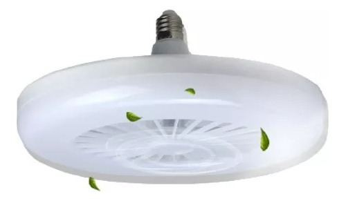 Foco Led Con Ventilador Entrada Normal E27 30w 11 Pulgadas