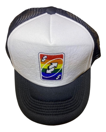Gorra Trucker Gay Card Pride Lgbt  Tarjeta De Juego Arcoiris