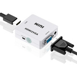 Convertidor Adaptador De Hdmi A Vga Full Hd Video