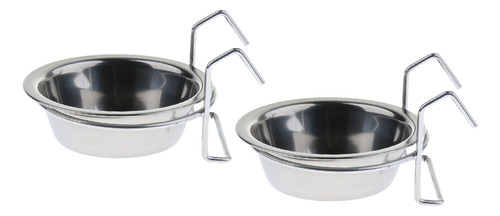 2 Unids Alimentador De Aves Para Aves, Recipiente De Comida