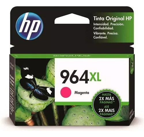 Cartucho Tinta Original Hp 964xl 9020 9010 3ja55al Magenta