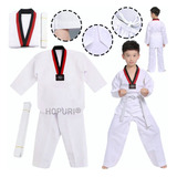 Algodon Traje Taekwondo Uniforme Taekwondo Infantil Karate