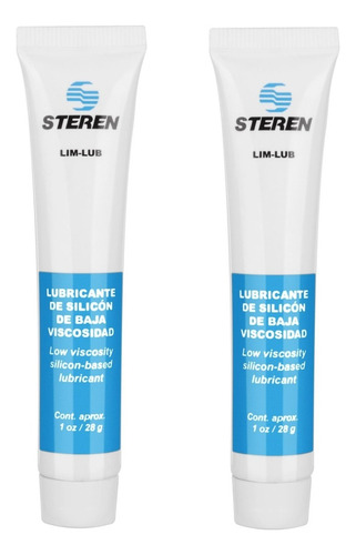 Lubricante De Silicon Uso Universal Lim-lub Steren 2 Piezas