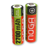 Pilas Aa Noganet Recargables X 2 Unidades 2700 Mah 1.2v