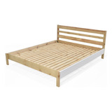 Cama Cincinnati Semidoble Color Blanco/natural