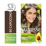 Kit De Coloración Permanente Garnier Nutrisse 4 Aceites Tono 60 Clasico