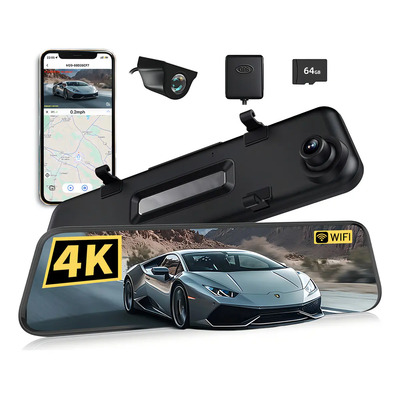 Espejo Retrovisor M30 con Cámara 12\