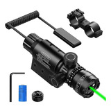 1traçante Mira Laser Verde Suporte Cano Universal Caça Rifle