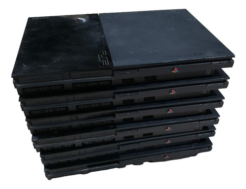 Lote Com 6 Playstation 2 Slim Só O Aparelho. Com Matrix E O Leitor Ruim. Pronto Pra Opl. H2