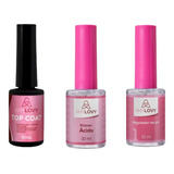 Top Coat + Primer + Ph Anylove Escolha O Primer C/ Ou S/acid