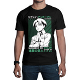 Playera Anime Attack On Titan Levi Ackerman Cuello Redondo