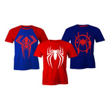 Triple Pack Remeras Hombre Spiderman Comics Marvel - Requiem