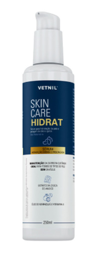 Vetnil Skin Care Hidrat 250ml Hidratação Profunda Da Pele