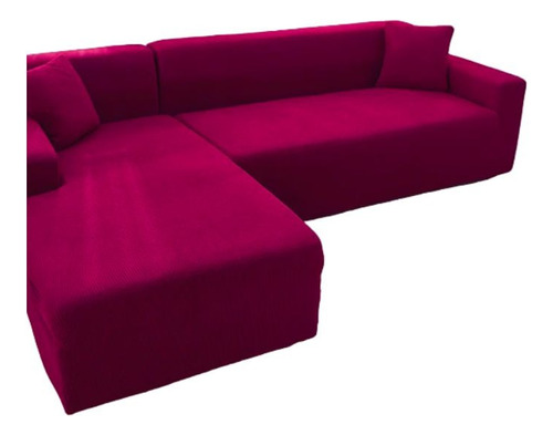 Fundas Sofá Moderno Cubre Sillón L 4+3 Cuerpo Elástico