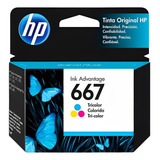 Cartucho De Tinta Hp 667 Colorido Advantage Original