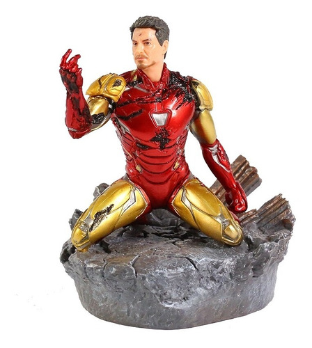 Homem De Ferro Ironman Mark 85 End Game 14 Cm Resina