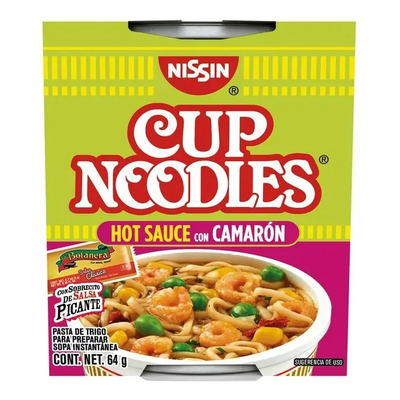 10 Pzas Sopa Instantánea Nissin Cup Noodles Hot Sauce Con Ca | MercadoLibre