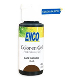 Color Gel Cafe Obscuro Comestible Repostería Enco 1849