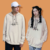 Conjunto De Sudadera Con Capucha Para Parejas Con Camiseta R