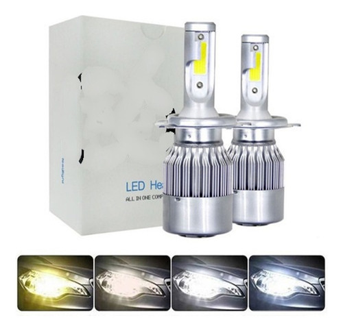 C6 Faro H4 Led Coche Led Faro H11 H3 Luz Antihumo H7 9012