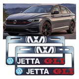 Set 2 Portaplacas Volkswagen Jetta Gli Auto Tipo Europeo 