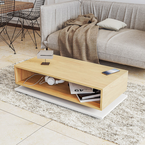 Mesa Ratona Rectangular Con Base - Diseño Moderno Oferta!!!!