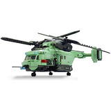 Meoa Twin-rotor Helicopter Building Blocks Sets 705pcs Armed