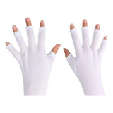 Guantes  Manicuria Protectores Rayos Uv Uñas Esculpidas Par