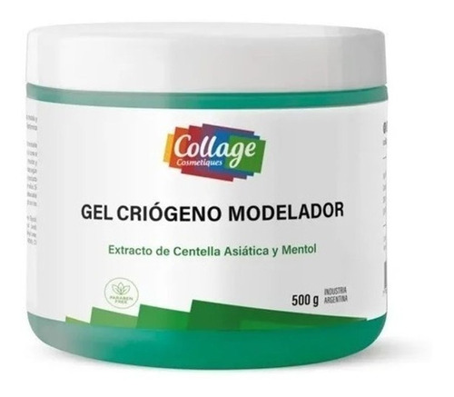 Gel Criogeno Con Centella Asiatica Y Mentol Collage X500gr