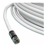 Cable Coaxil Tv Internet Premium 15 Metros Blanco O Negro