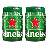 Kit 02 Barril Cerveja Heineken (5 L) 10 Litros Chopp Lager