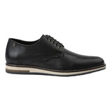 Zapato Derby Plain Toe Ringo Ryker 01 De Cuero Cuero Negro Diseño Liso 40 Ar Para Adultos - Hombre