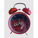 Reloj Con Alarma Despertador + Campanilla + Luz Diseño Retro