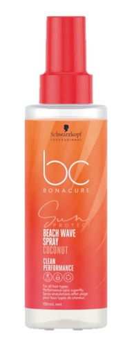 Schwarzkopf Bc Sun Protect Beach Wave Spray X 150 Ml Coconut