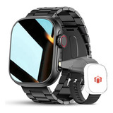 Reloj Inteligente Hombre Smartwatch Mujer Deporte Bt Llamada Color De La Correa Negro