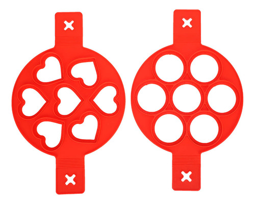 Molde De Silicona, 2 Unidades, 7 Orificios, Antiadherentes,