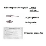 Kit Doble Repuesto Agujas, Removedor Verrugas Manchas Pecas
