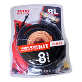 Kit Cables Blauline K-013 P/ Potencia 8 Gauge Hasta 1600w  