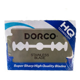 Navajas Dorco Para Afeitar Doble Filo Acero Inoxidable C/100