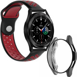 Correa Transpirable+ Case+ Mica Compatible Galaxy Watch 4