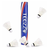 Set De Bádminton - Teozzo Goose Feather Badminton Shuttlecoc