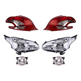 Neblineros + Calaveras + Faros Depo P/ Peugeot 208 2013-2015