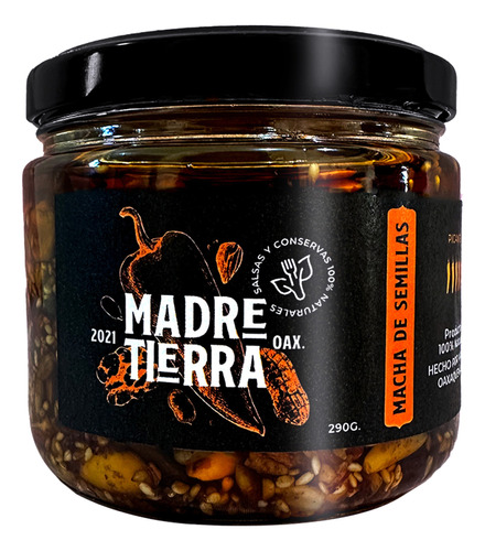 Salsa Macha De Semillas Madre Tierra 290 Gr 